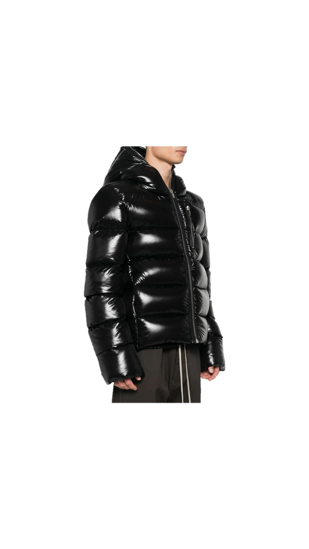 RICK OWENS MAINLINE PORTERVILLE FW24 SEALED GIMP PUFFER JACKET