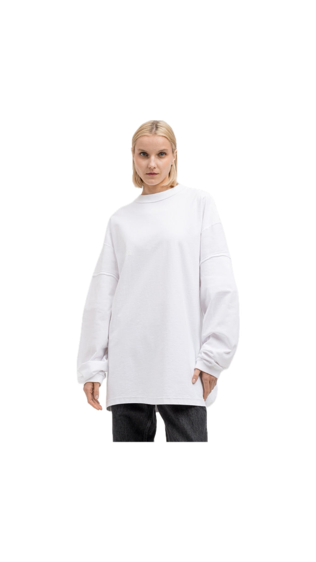 VETEMENTS EMBROIDERED LOGO SWEATSHIRT