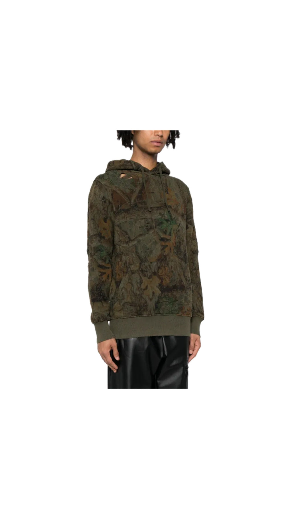 1017 ALYX 9SM REAL TREE CAMO DISTRESSED HOODIE FW23