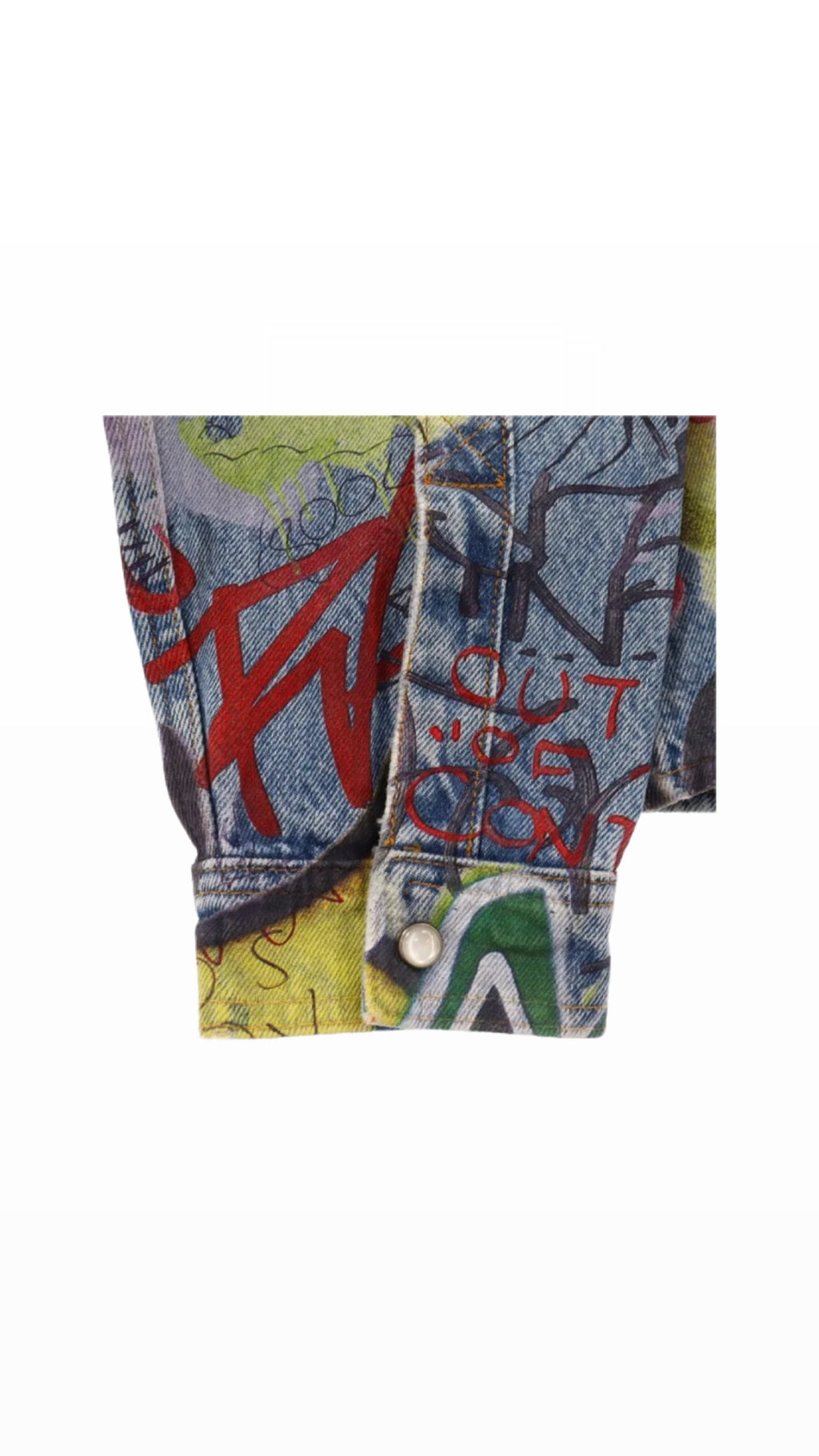 [9/10] VETEMENTS GRAFFITI DENIM JACKET