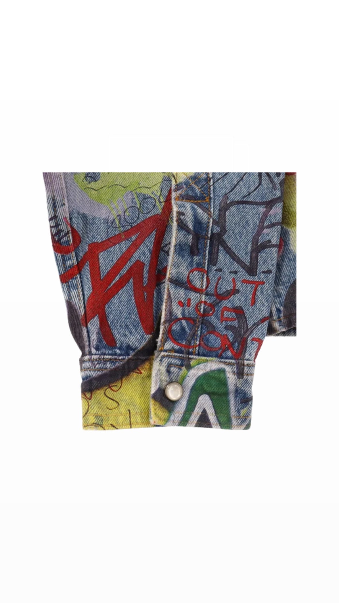 [9/10] VETEMENTS GRAFFITI DENIM JACKET