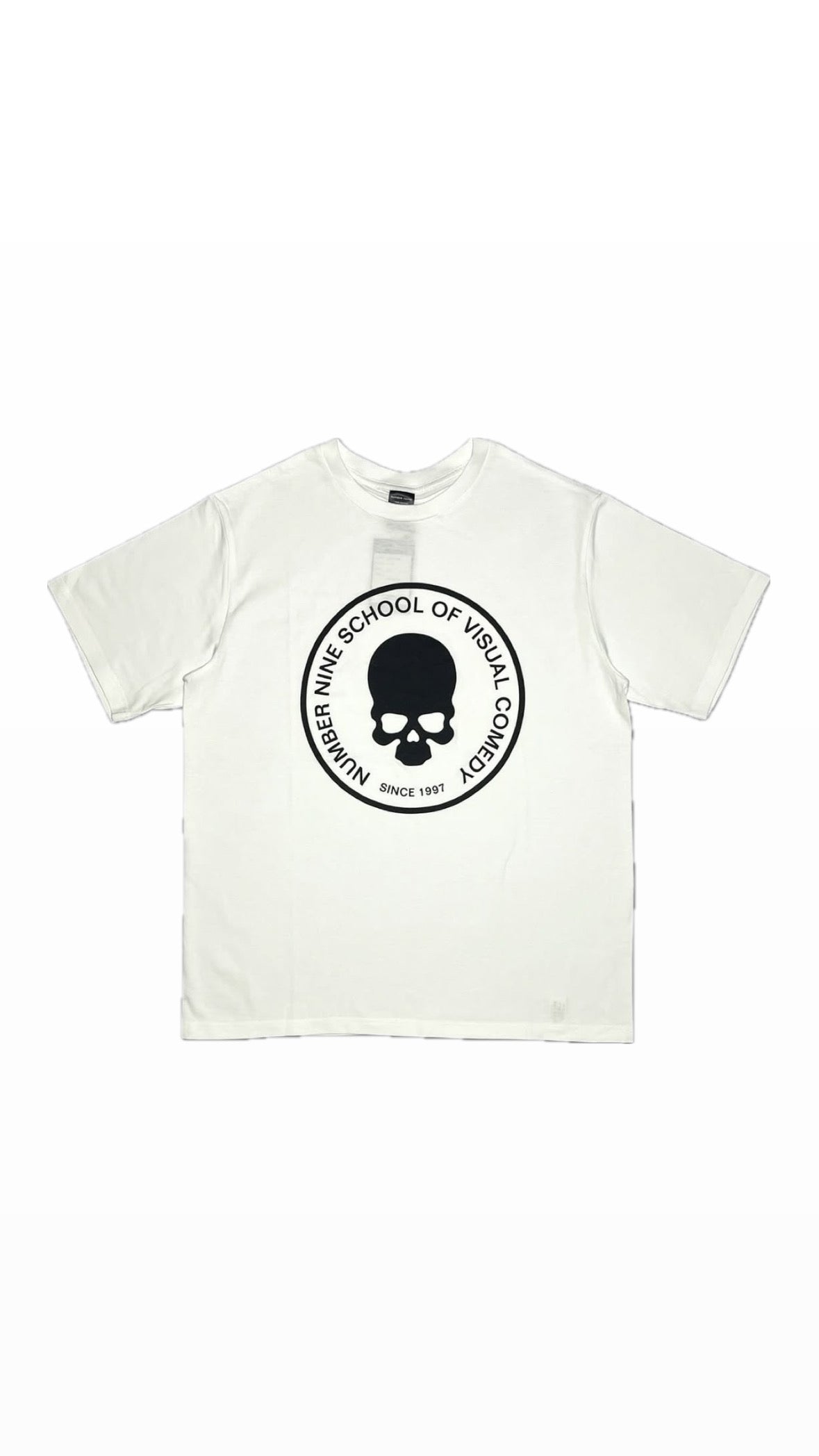 NUMBER (N)INE “SCHOOL OF VISUAL COMEDY” WHITE TEE