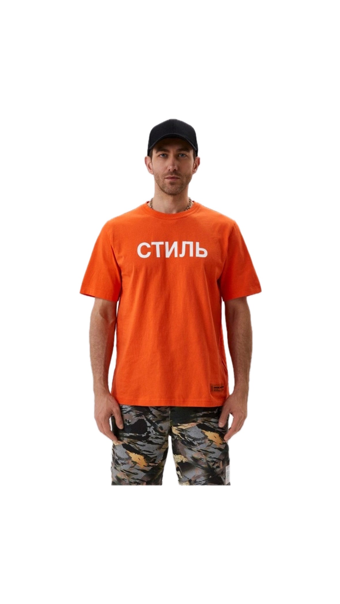 HERON PRESTON “СТИЛЬ” ORANGE T-SHIRT