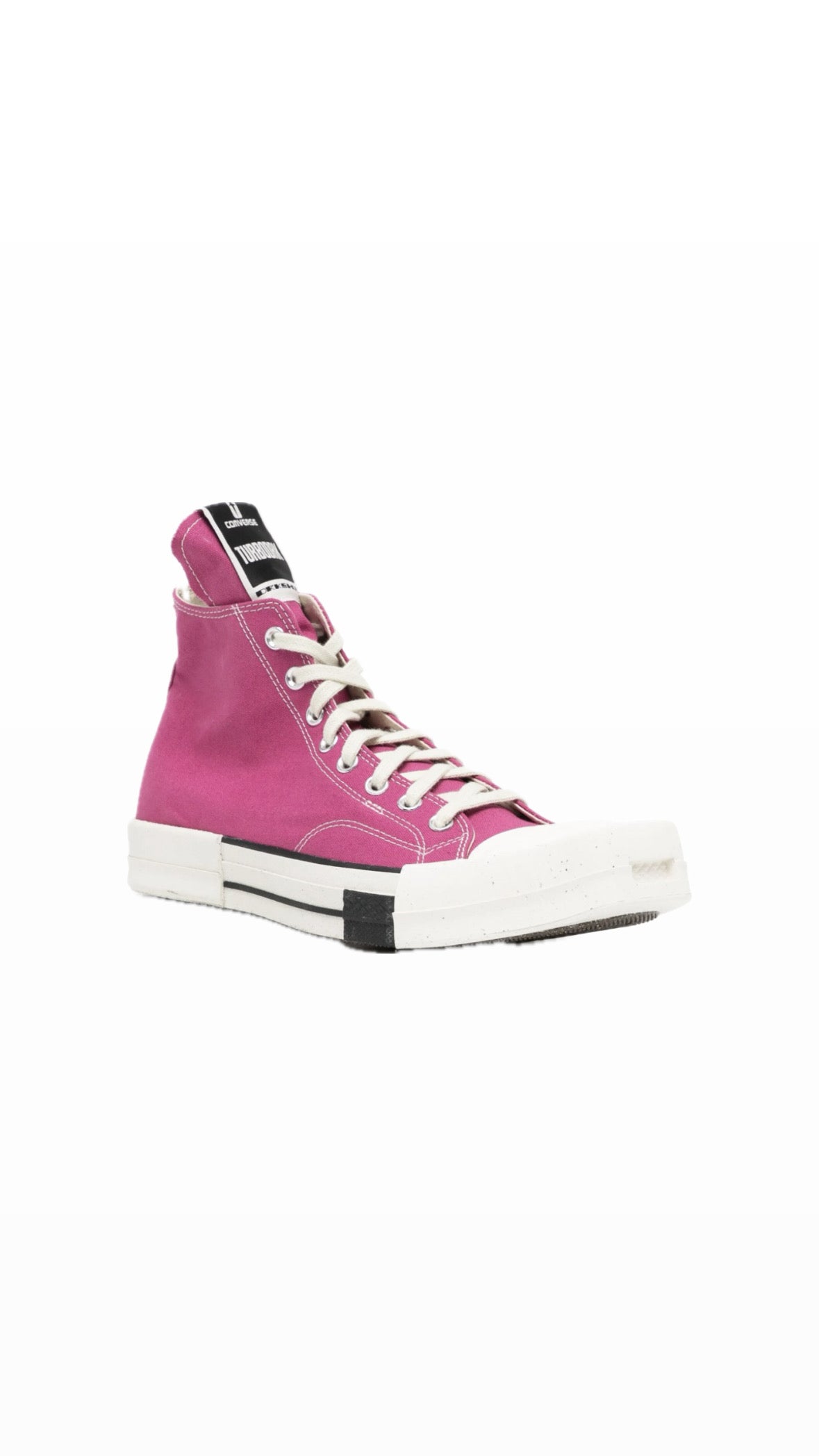 RICK OWENS DRKSHDW X CONVERSE TURBODRK PINK SNEAKERS