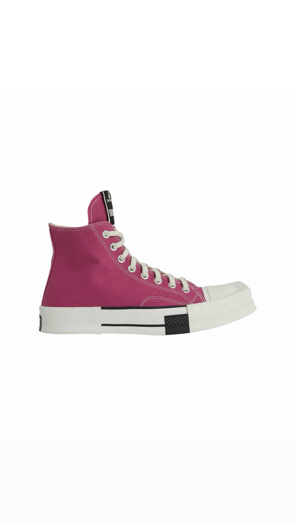 RICK OWENS DRKSHDW X CONVERSE TURBODRK PINK SNEAKERS