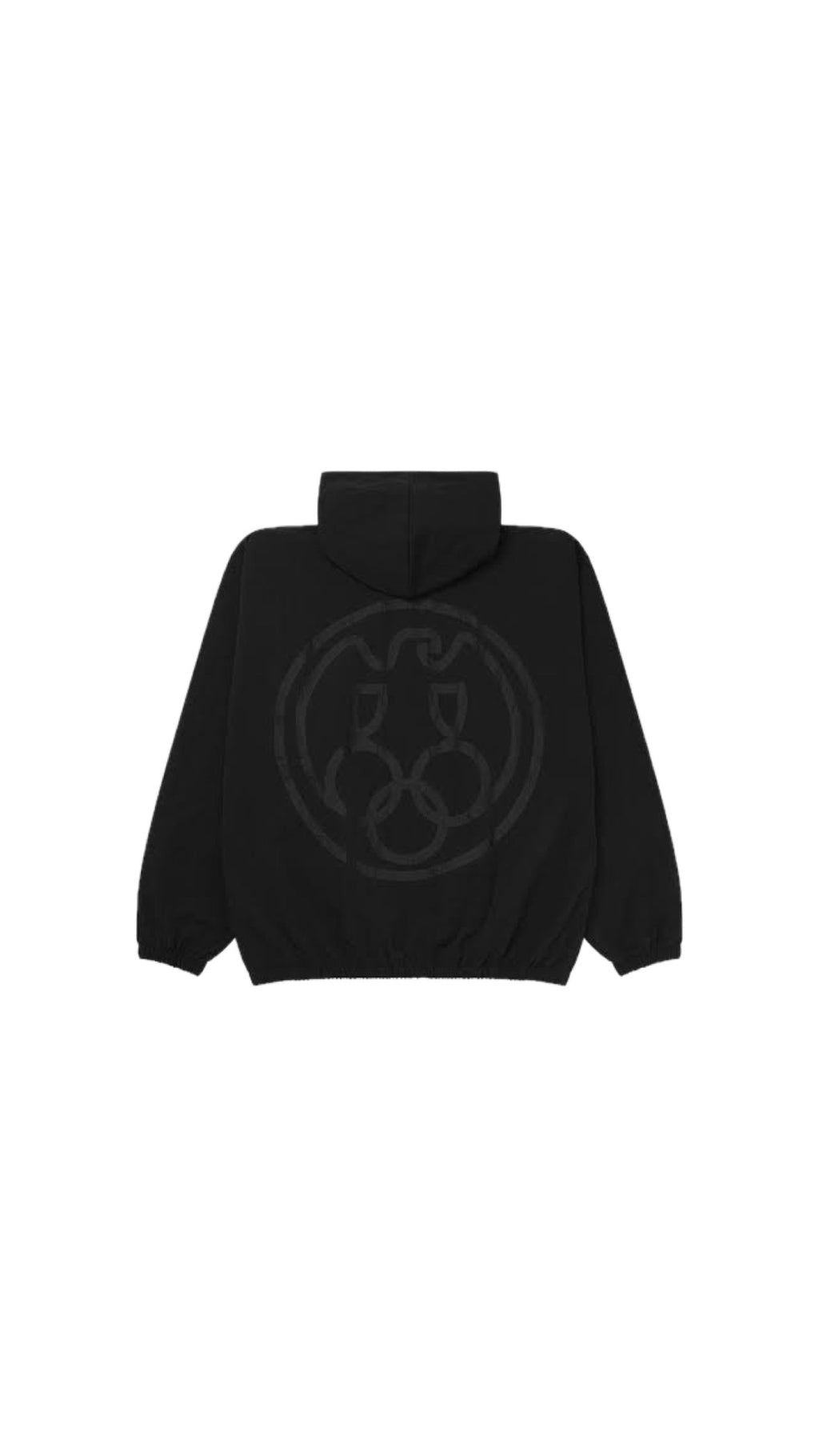 KANYE WEST YZY LOGO BLACK WINDBREAKER