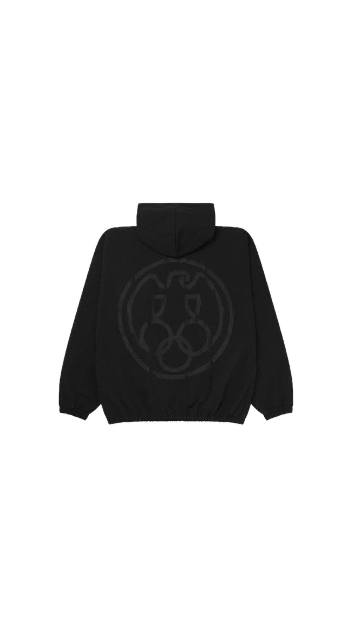 KANYE WEST YZY LOGO BLACK WINDBREAKER