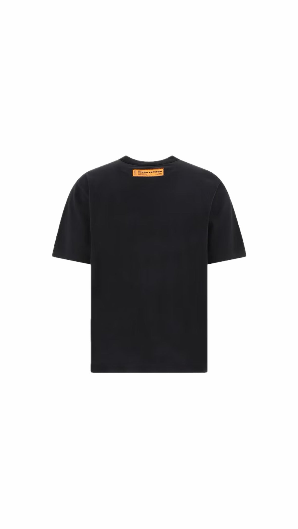 HERON PRESTON BLACK N WHITE LOGO T-SHIRT