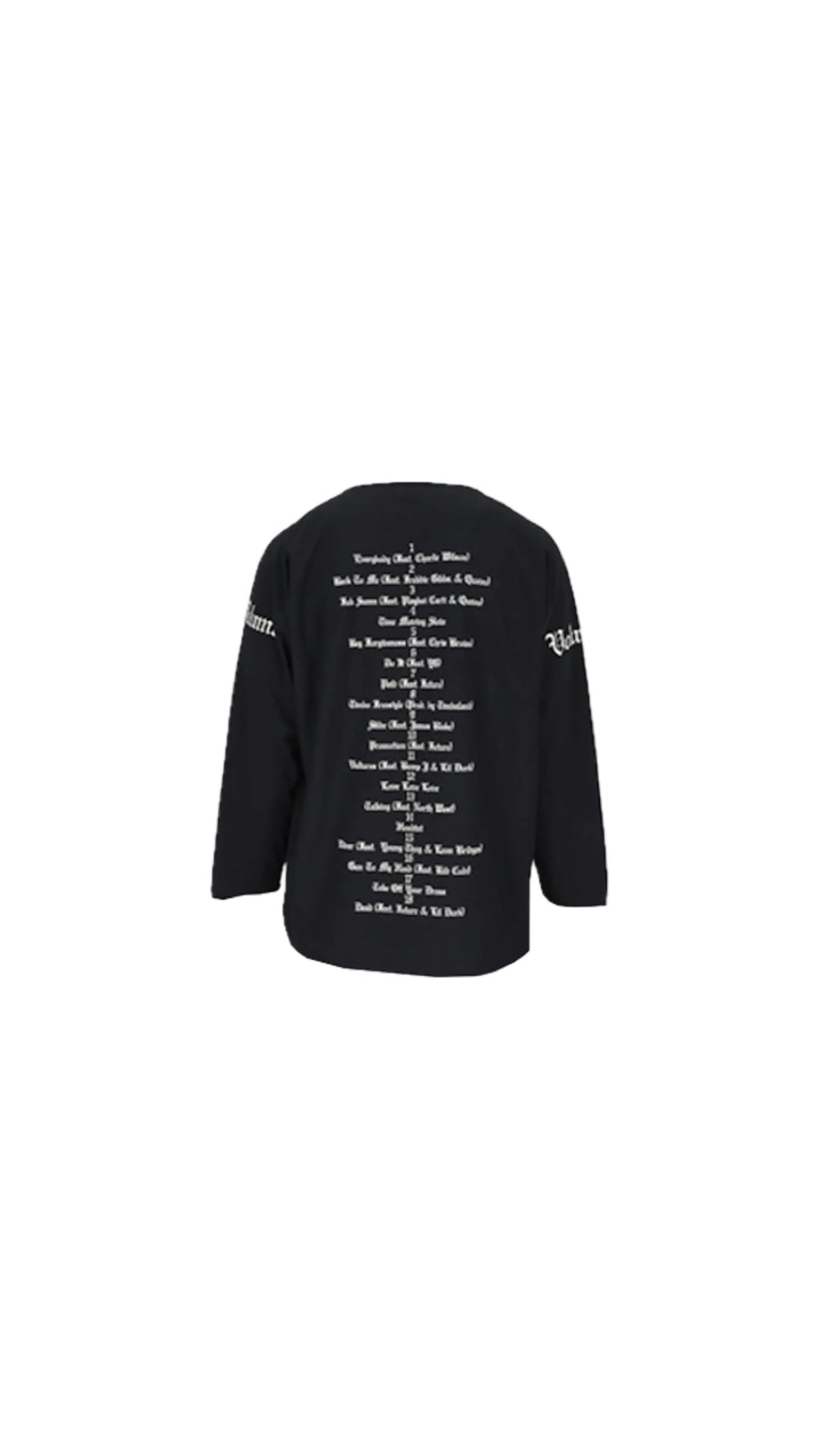 KANYE WEST YZY VULTURES MERCH LONG-SLEEVE