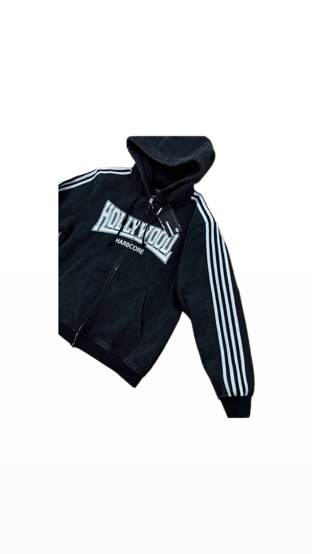 ALICE HOLLYWOOD “HARDCORE” HEAVYWEIGHT ZIP-HOODIE