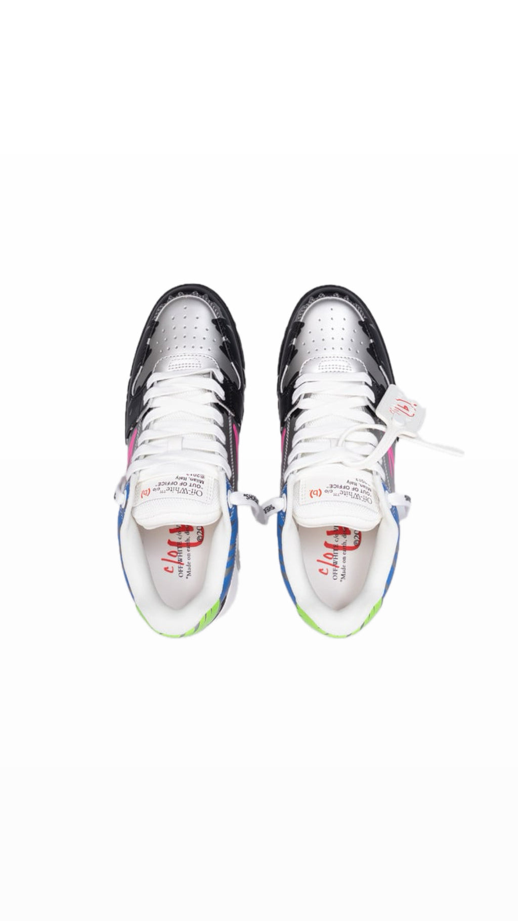 OFF-WHITE X BSTROY “OUT OF OFFICE” MULTICOLOR SNEAKERS