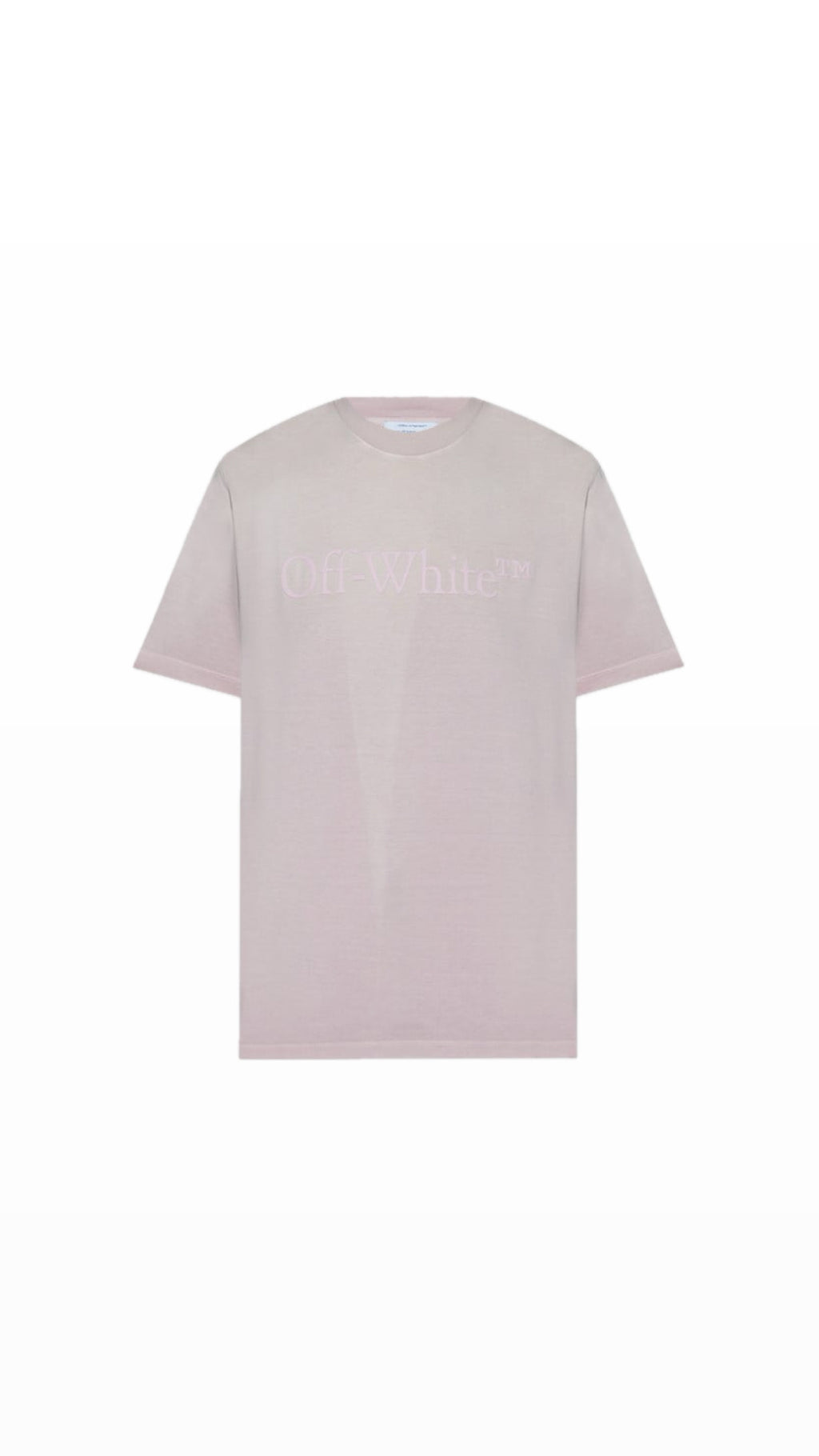 OFF-WHITE PINK LOGO T-SHIRT
