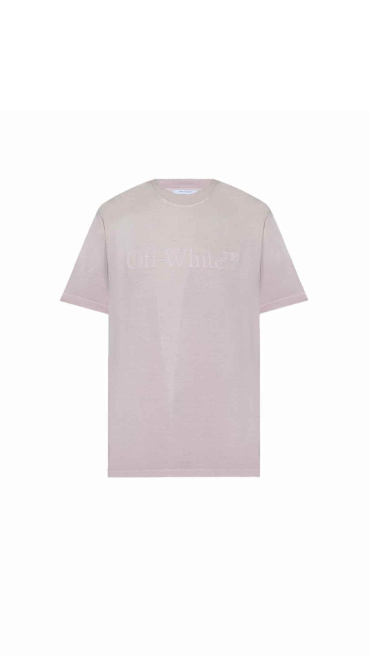 OFF-WHITE PINK LOGO T-SHIRT