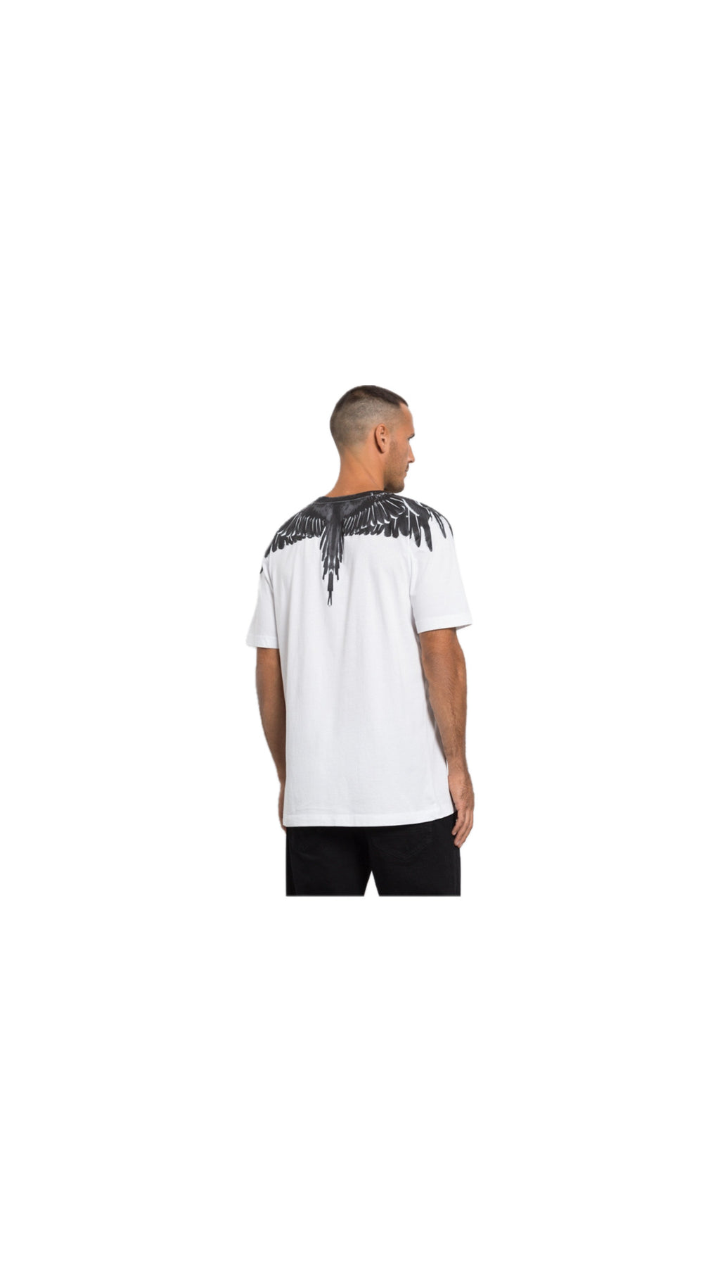 MARCELO BURLON WHITE / BLACK WING T-SHIRT