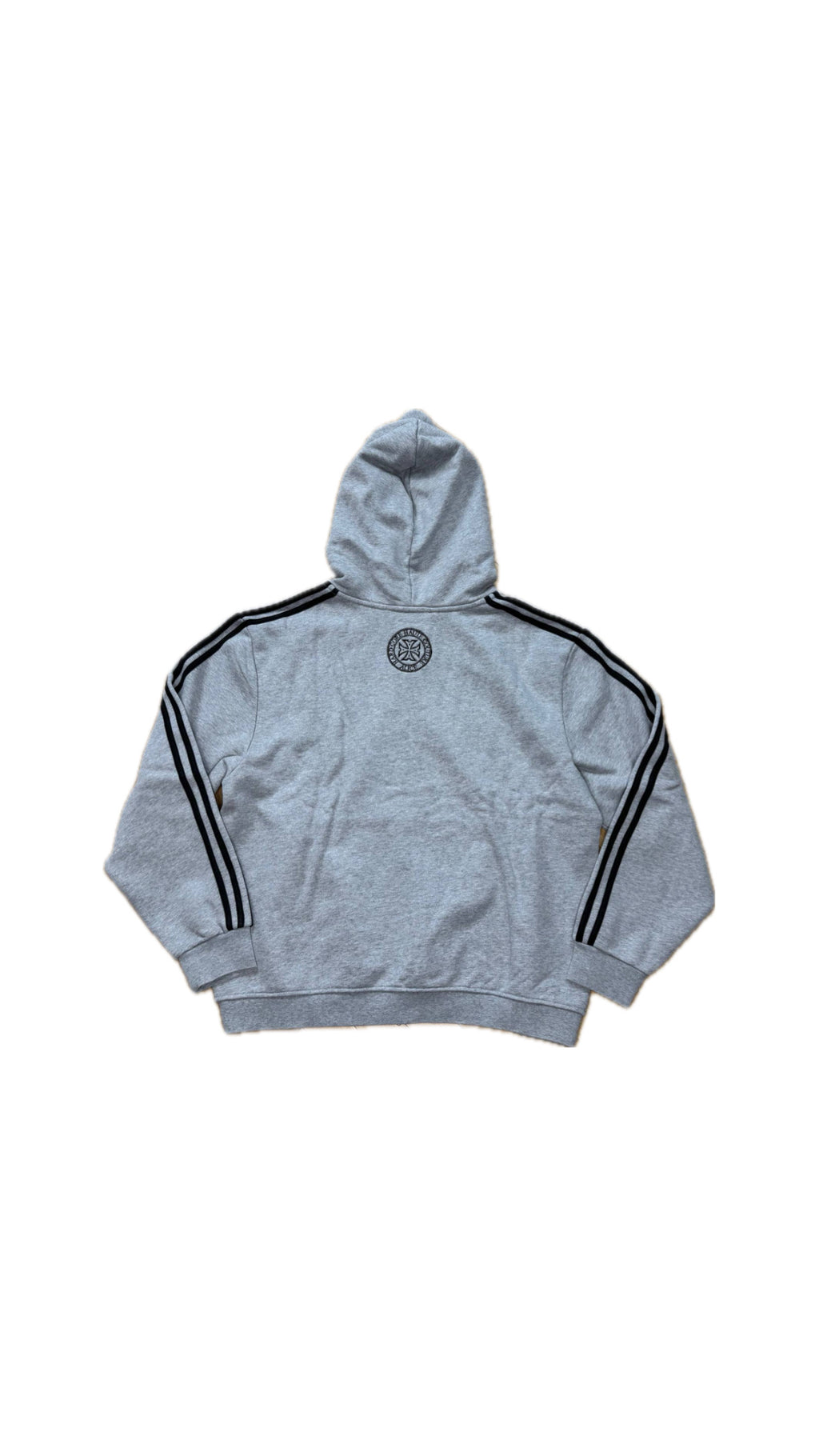 ALICE HOLLYWOOD “HARDCORE” GREY HEAVYWEIGHT ZIP-HOODIE
