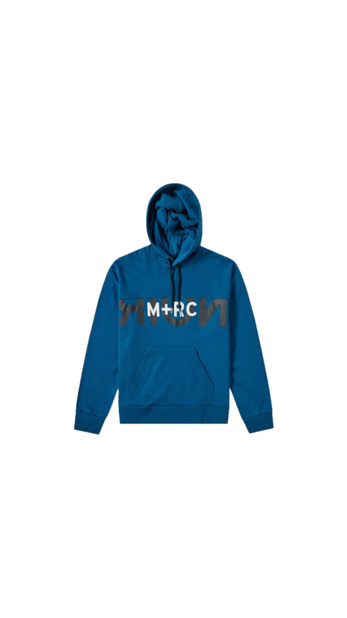 M+RC NOIR FADED LOGO BLUE HOODIE